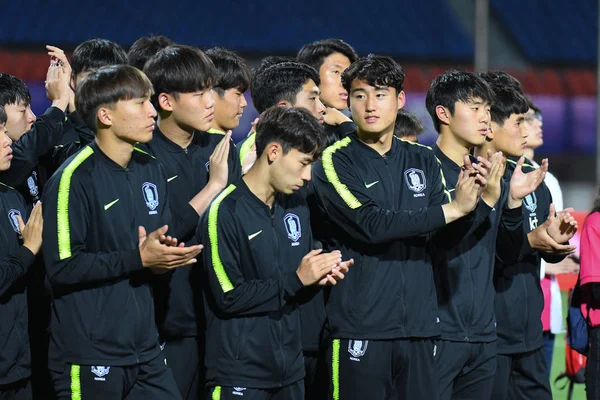 China chengdu panda cup internationales jugendfußballturnier — Stockfoto