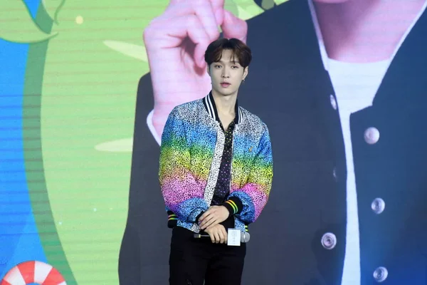 Çin Pekin Lay Zhang Yixing Solo Tur Grand Line Konser — Stok fotoğraf