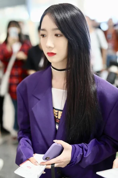 Chiny Beijing Airport Meng Meiqi — Zdjęcie stockowe