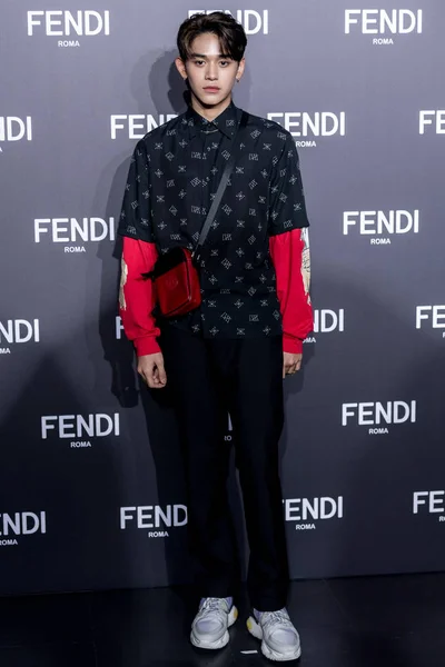 Çin Shanghai Fendi Erkek Sonbahar / Kış 2019 Defile — Stok fotoğraf