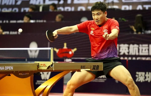 China Seamaster 2019 ITTF světová prohlídka Platina Čína otevřená — Stock fotografie
