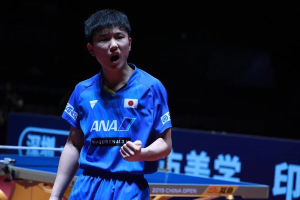 チャイナシーマスター2019 Ittfワールドツアープラチナチャイナオープン — ストック写真