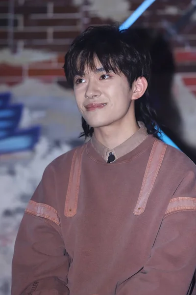 Jackson Yee Yangqianxi Van Chinese Jongen Groep Tfboys Neemt Deel — Stockfoto