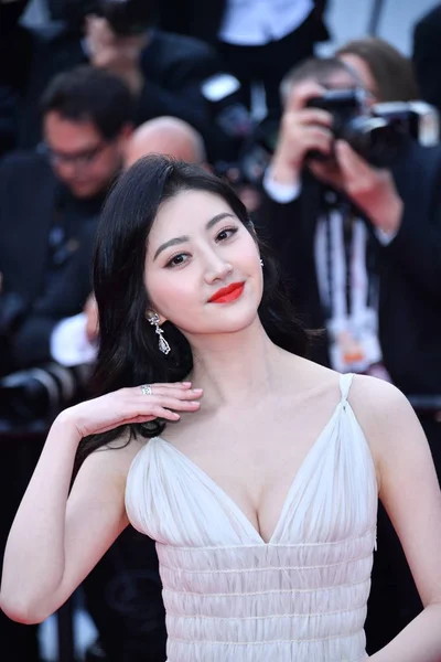 Chinese Actress Jing Tian Poses She Arrives Red Carpet 72Nd — Stock Photo, Image