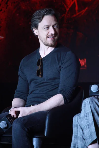 Skuespiller James Mcavoy Deltar Pressekonferanse Film Dark Phoenix Beijing Kina – stockfoto