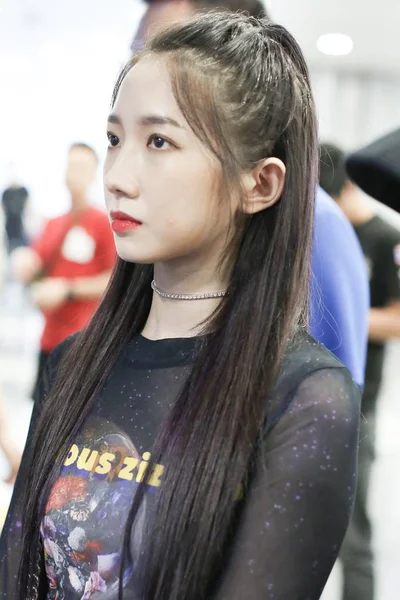 Meng Meiqi Van Chinese Idol Girl Groep Rocket Girls 101 — Stockfoto