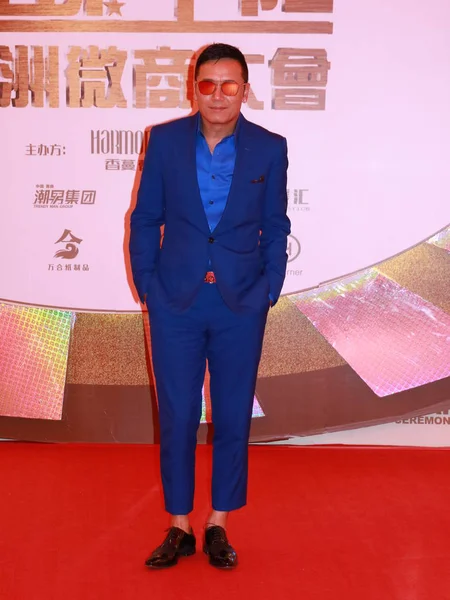 Hong Kong Actor Michael Miu Arrives Red Carpet 2016 Shiny — Stock Photo, Image