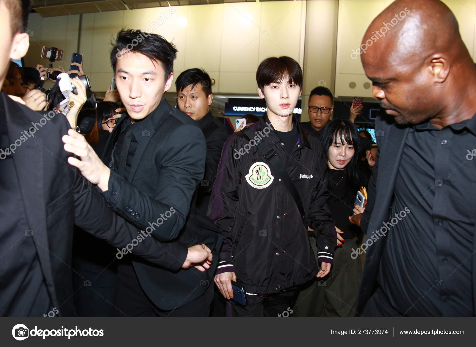 Аэропорт КИНА ГОНГ КОНГ Хван Мин Хён – Стоковое Редакционное Фото.