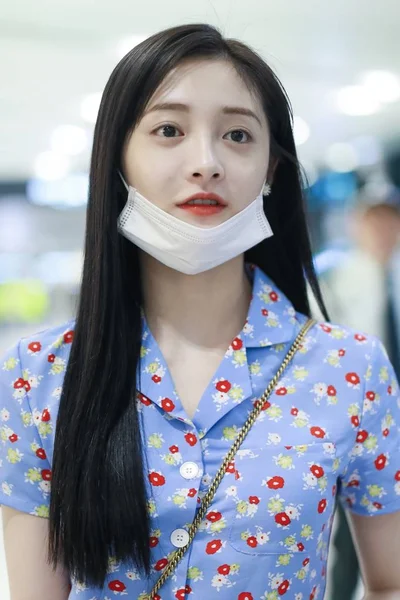 CHINA BEIJING AIRPORT ZHOU JIEQIONG — Stock Photo, Image