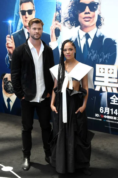 CHINA BEIJING MEN IN BLACK: INTERNATIONAL PREMIERE — Stock Photo, Image