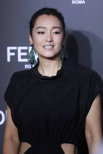 Chinese Actress Gong Attends Fendi Men Fall Winter 2019 Fashion — Stock Photo, Image