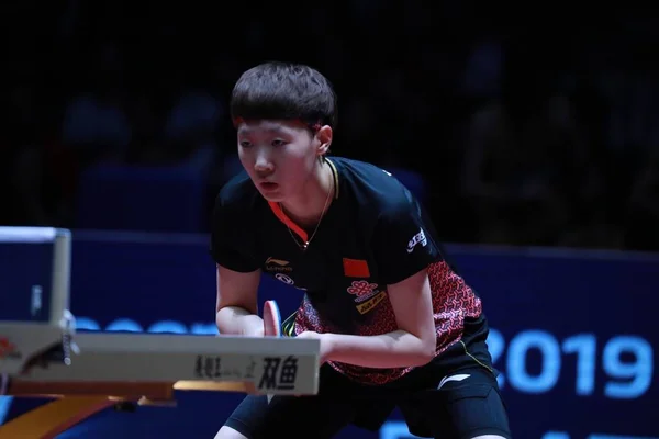 Κίνα Μοδίση 2019 ITTF παγκόσμια περιοδεία πλατινένιο Κίνα ανοιχτό — Φωτογραφία Αρχείου