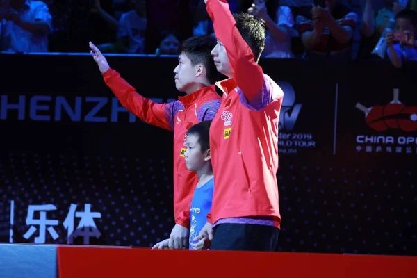 チャイナシーマスター2019 Ittfワールドツアープラチナチャイナオープン — ストック写真