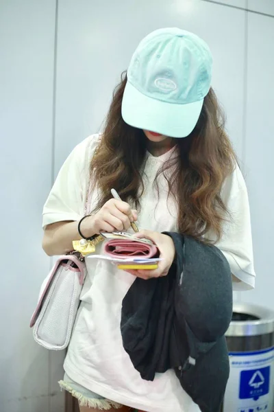 CINA BEIJING AEROPORTO JELLY LIN YUN — Foto Stock