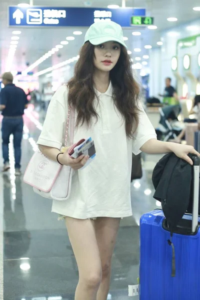 CINA BEIJING AEROPORTO JELLY LIN YUN — Foto Stock