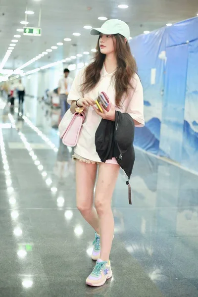 CHINA MENJADI AIRPORT JELLY LIN YUN — Stok Foto