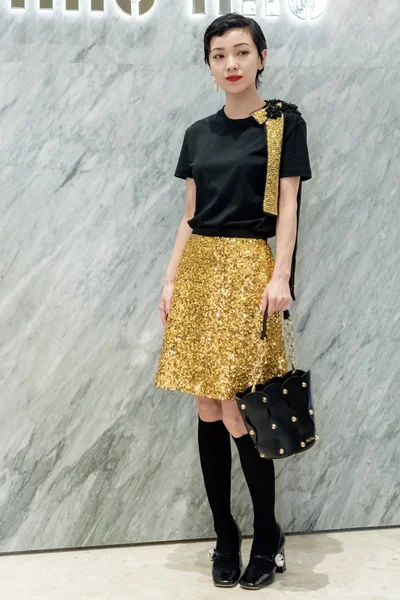 Kina Shanghai Miu Miu Amber Kuo — Stockfoto