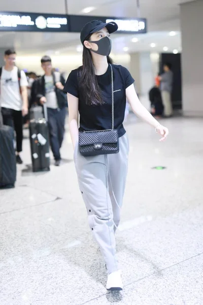 China Shanghai Airport Ouyang Nana — Stockfoto