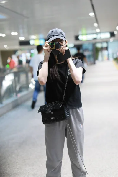 China Shanghai Airport Ouyang Nana — Stockfoto