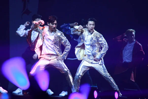 Kina Hong Kong Super Junior-D och E konsert D och E — Stockfoto