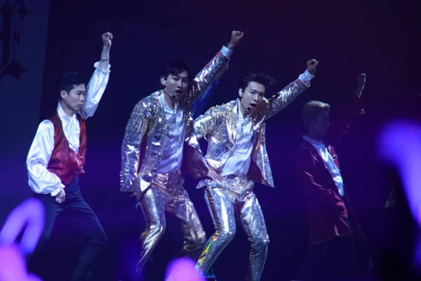 Čína Hong Kong Super Junior-D a E koncert D a E — Stock fotografie