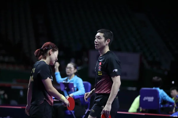 한국 씨마스터 2019 Ittf 월드투어 신한코리아 오픈 — 스톡 사진