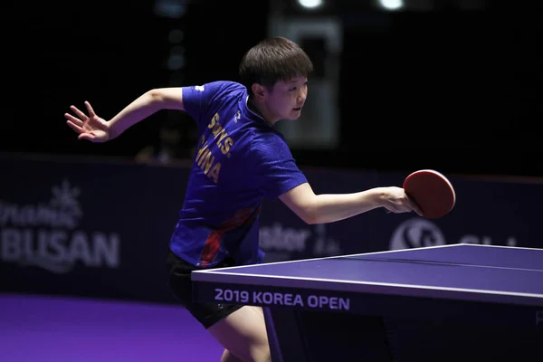 Sydkorea Seamaster 2019 ITTF World Tour Shinhan Korea öppna — Stockfoto
