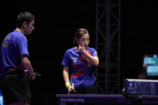 韓国シーマスター2019 Ittfワールドツアー新漢韓国オープン — ストック写真