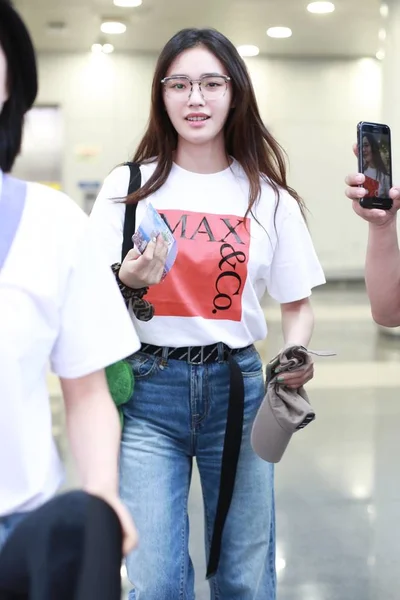 Kina Beijing Airport Jelly Lin Yun — Stockfoto