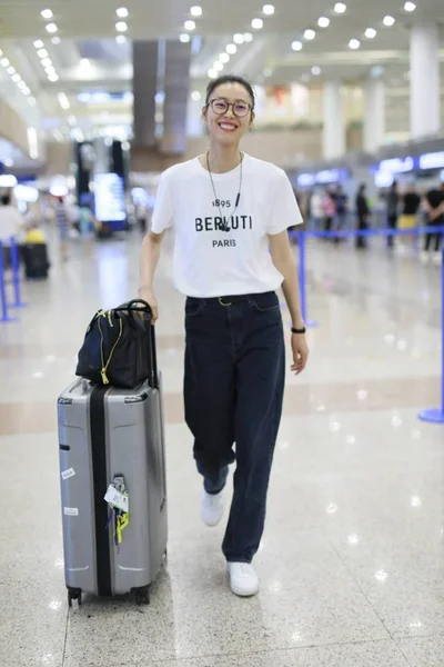 China Xangai Aeroporto Liu Wen — Fotografia de Stock