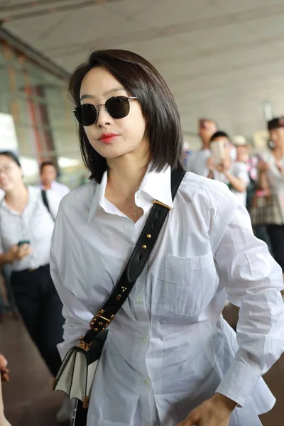 China Beijing Airport Victoria Song Qian — Stockfoto