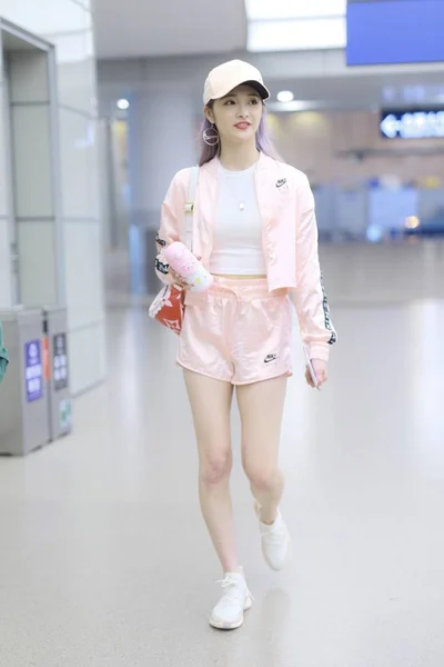 중국 상하이 공항 핑키 저우 지청 — 스톡 사진
