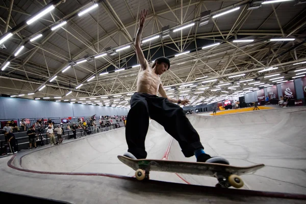 CAMPIONI INTERNAZIONALI DEL MONDO DEL PARCO APERTO DI SKATEBOARDING CINA — Foto Stock