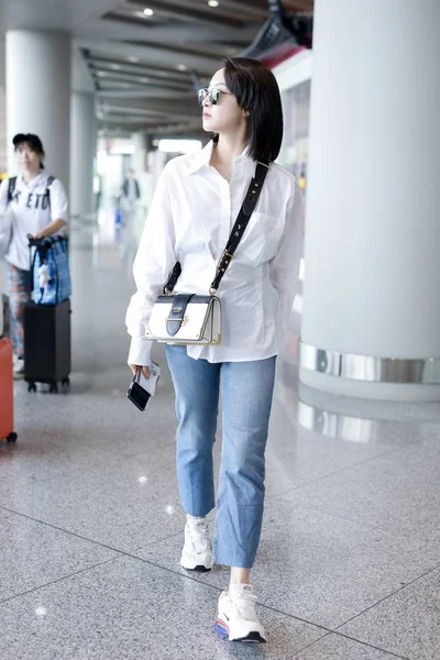 CHINA BEIJING AIRPORT VICTORIA SONG QIAN — Fotografie, imagine de stoc