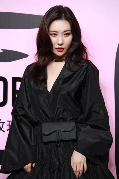 Cantante Surcoreana Lee Sun También Conocida Como Sunmi Posa Alfombra —  Fotos de Stock