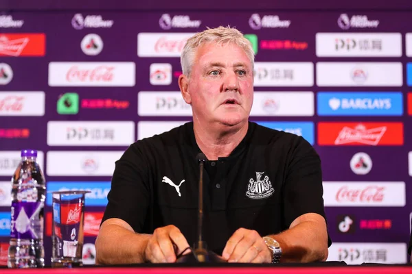 Capo Allenatore Steve Bruce Del Newcastle United Dei Campioni Della — Foto Stock