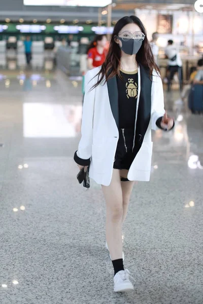 Kina Shanghai flygplats Jelly lin Yun — Stockfoto
