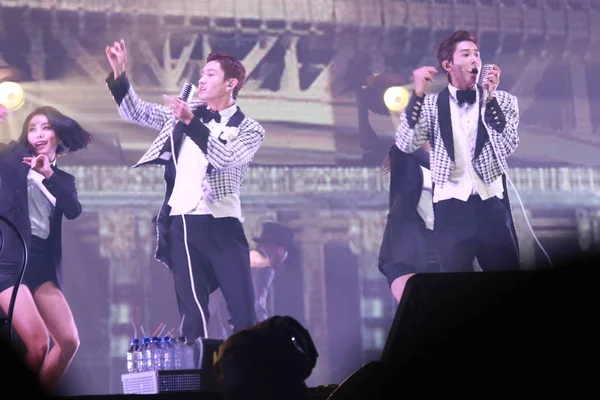 CHINA HONG KONG TVXQ CONCERT — Stok Foto