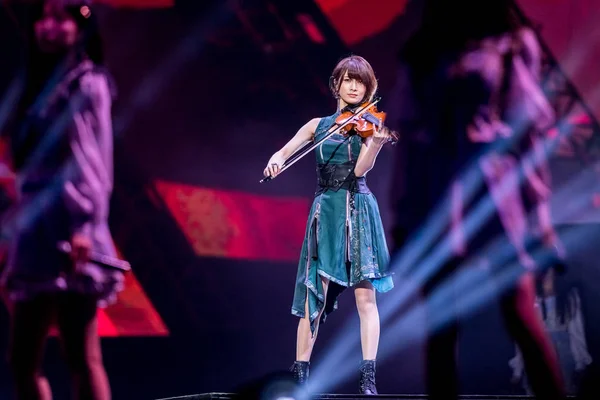 Čína Šanghajská 6 Snh48 Idols každoroční soutěž popularity — Stock fotografie