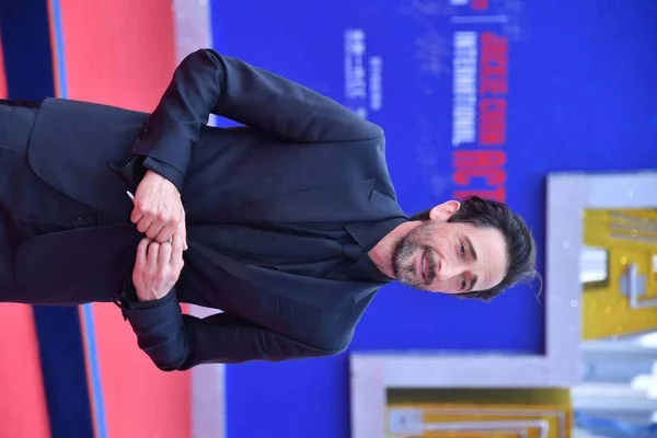 American Actor Producer Adrien Brody Poses Red Carpet Closing Ceremony — Stock Photo, Image