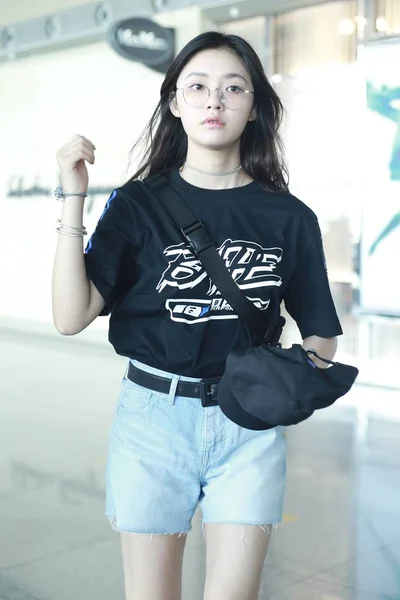 Kina Beijing Airport Jelly Lin Yun — Stockfoto