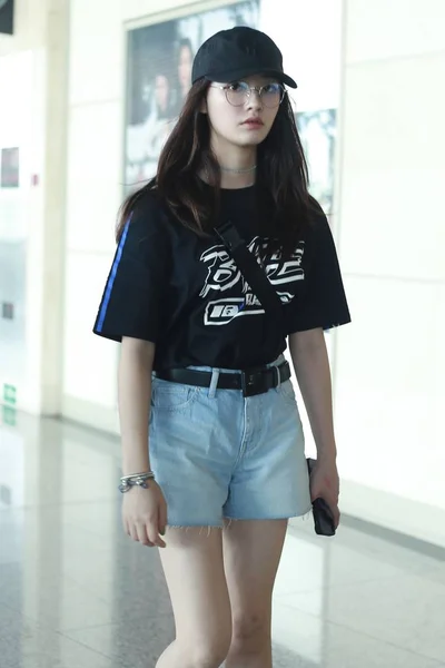 CINA BEIJING AEROPORTO JELLY LIN YUN — Foto Stock