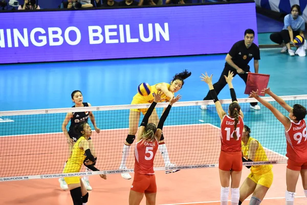 CHINA CHINESE TURKEY TURKISH 2019 OLYMPIC VOLLEYBALL QUALIFY — Stock Photo, Image