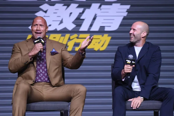 CHINA BEIJING FAST AND FURIOUS PRESENTA: HOBBS AND SHAW — Foto de Stock