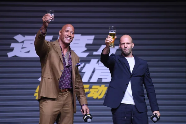 CHINA BEIJING FAST AND FURIOUS PRESENTA: HOBBS AND SHAW — Foto de Stock