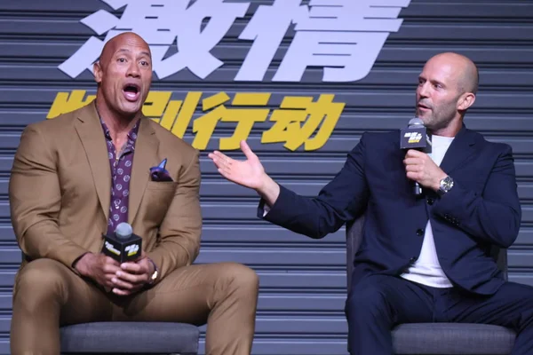 CHINA BEIJING FAST AND FURIOUS PRESENTA: HOBBS AND SHAW — Foto de Stock