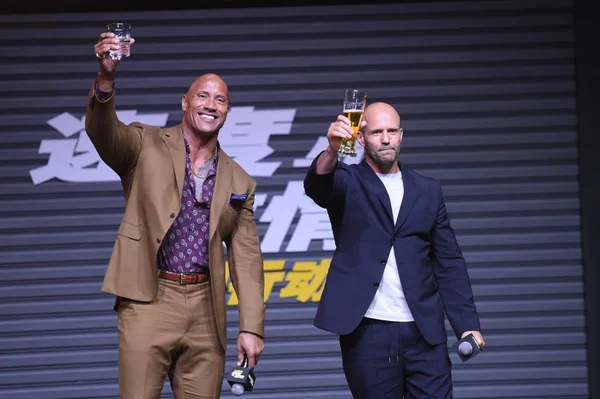 CHINA BEIJING FAST AND FURIOUS PRESENTA: HOBBS AND SHAW — Foto de Stock