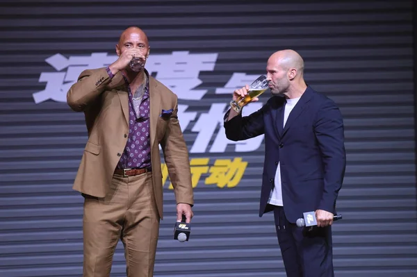 CHINA BEIJING FAST AND FURIOUS PRESENTA: HOBBS AND SHAW — Foto de Stock