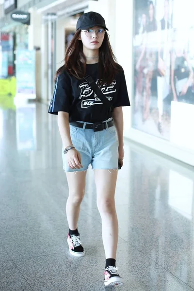 China Beijing Airport Jelly Lin Yun — Stockfoto