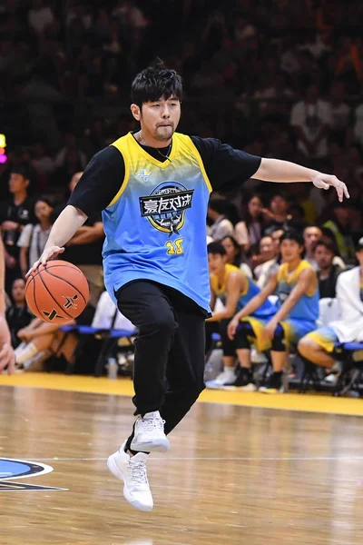 CHINA GUANGDONG 3RD JEREMY LIN ALL STAR CHARITY BASKETBALL GAME — Stock Photo, Image